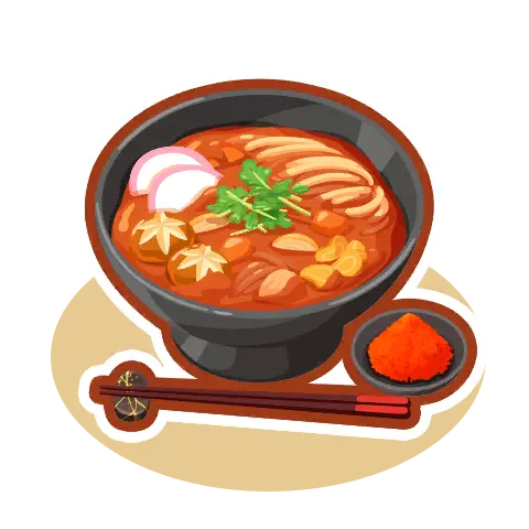 とびはねるカレーうどん